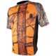 Tee Shirt somlys camouflage orange 053