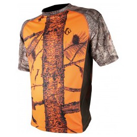 Tee Shirt somlys camouflage orange 053