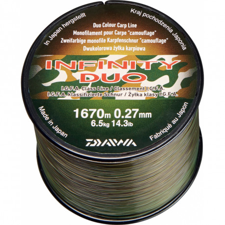 Nylon Daiwa Infinity Duo Camo Vert/Marron