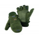 Gants Moufles En Laine Et Polaire Riserva R1656